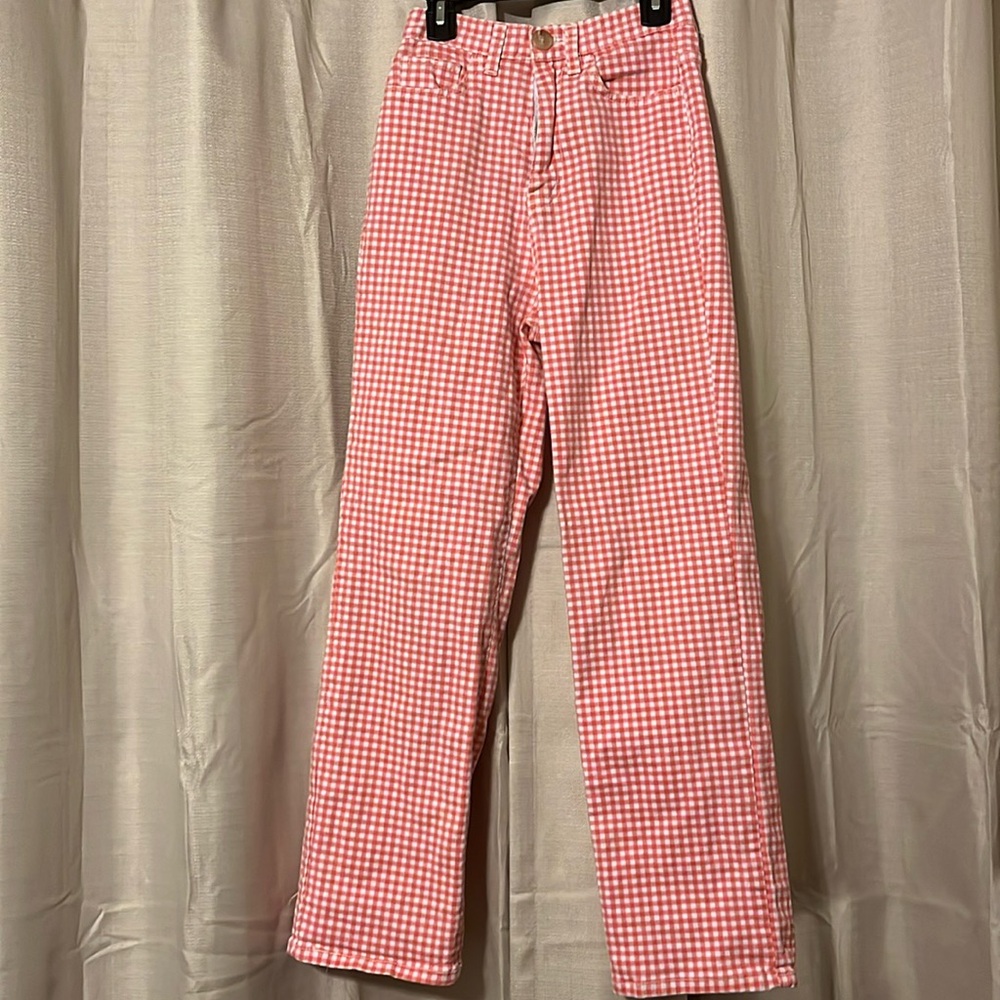 70ds style high rise pants